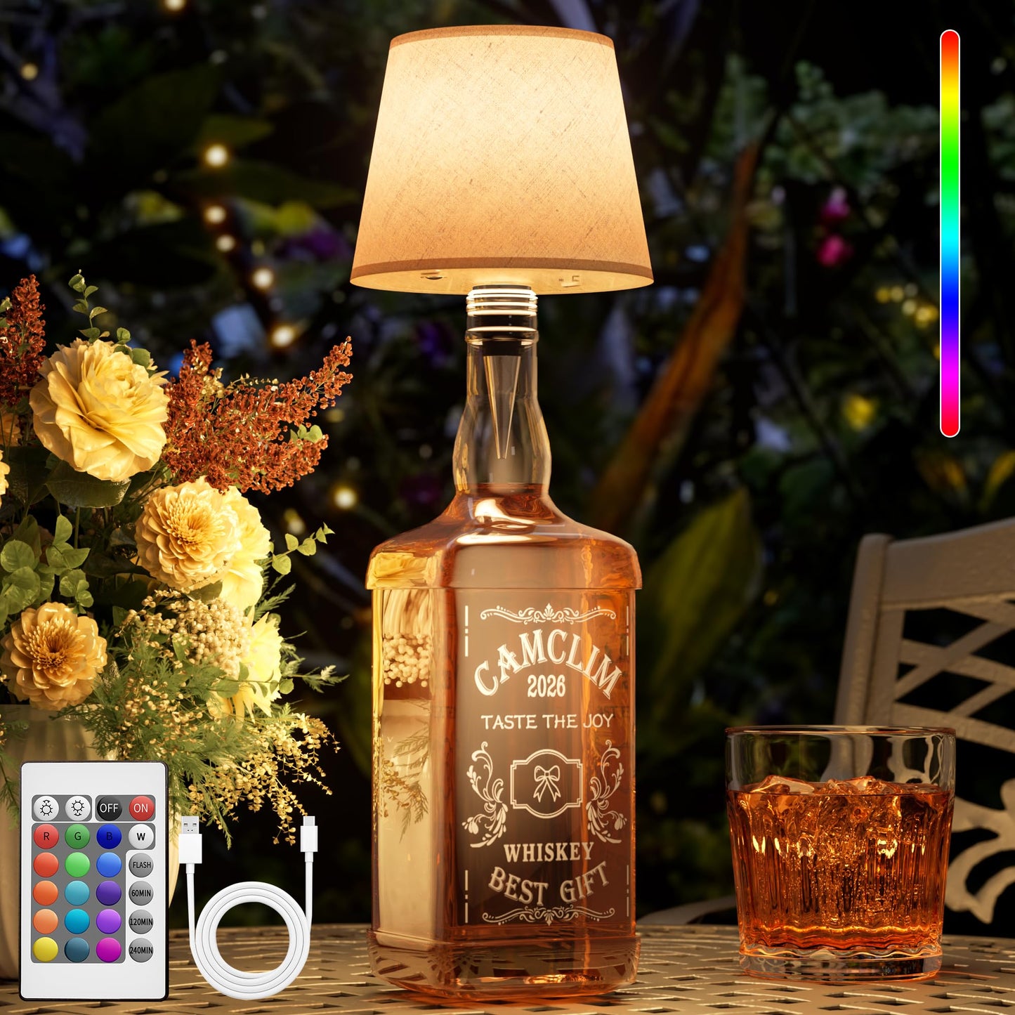 Portable Wine Bottle LED Lamp